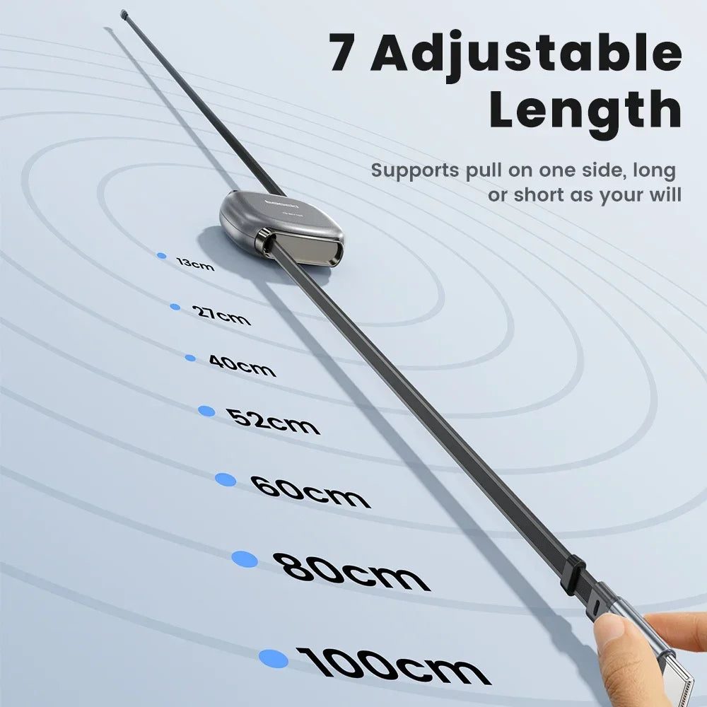 Toocki 100W Retractable Cable | Type C | Fast Charger