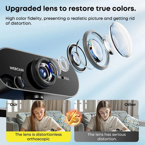 1080P FHD Webcam with Microphone