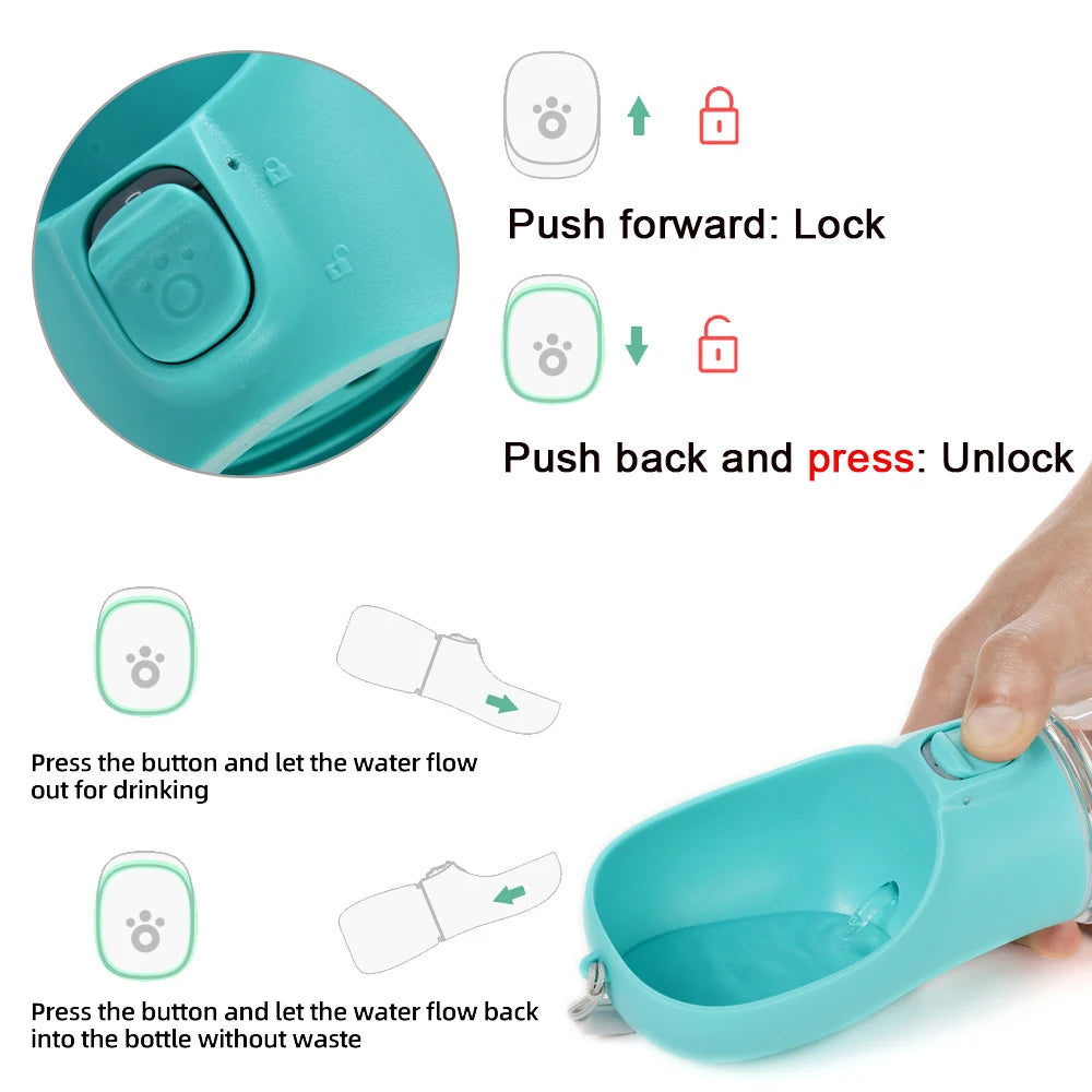 Portable Water Bottle for Pets | Outdoor Walking