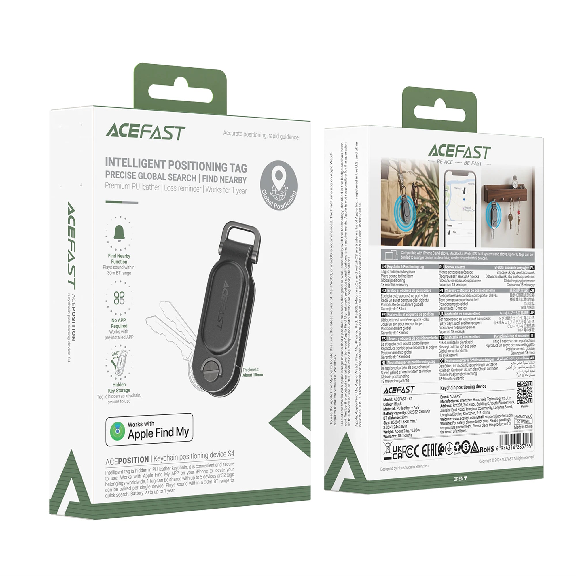 ACEFAST Tracking Keychain | Apple