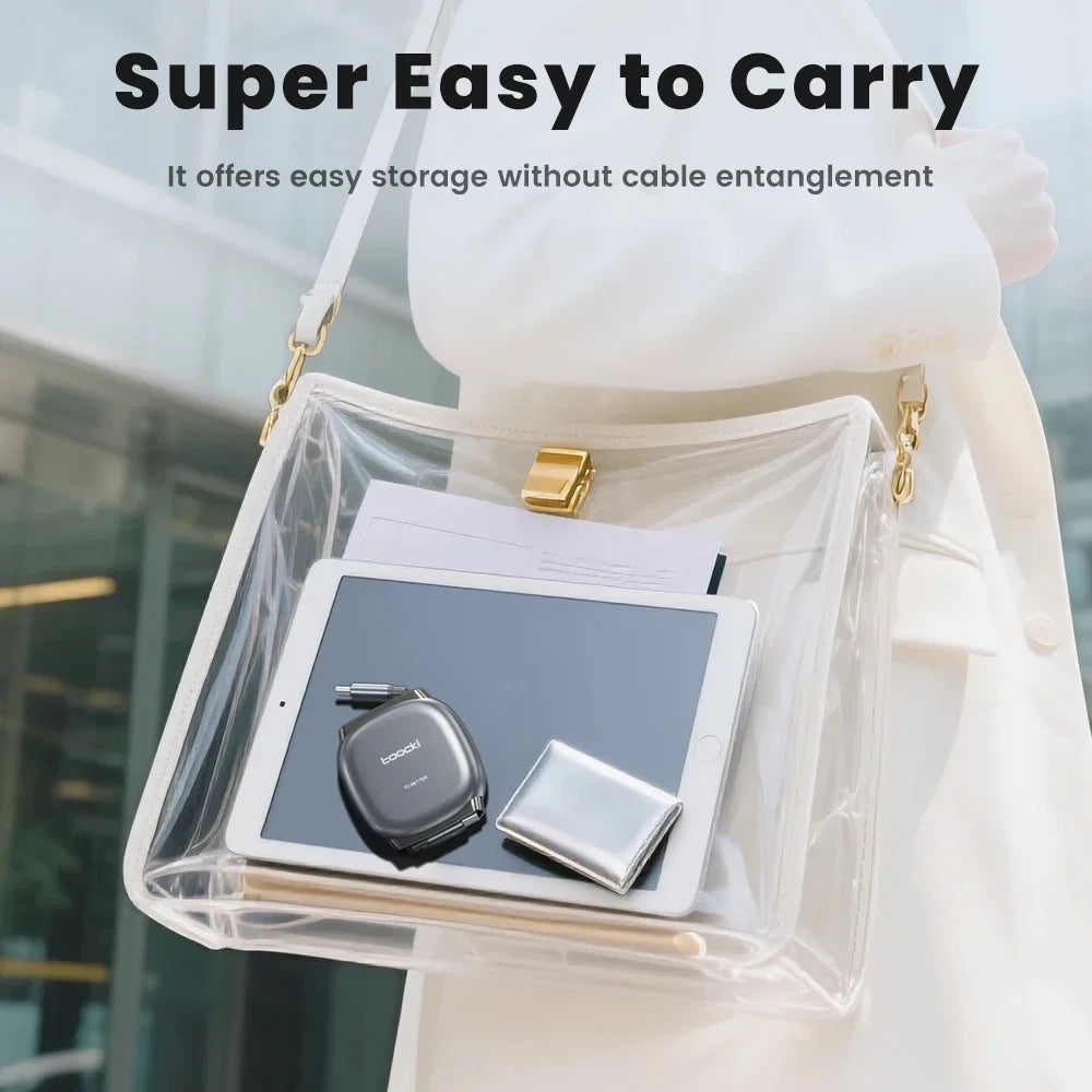 Toocki 100W Retractable Cable | Type C | Fast Charger