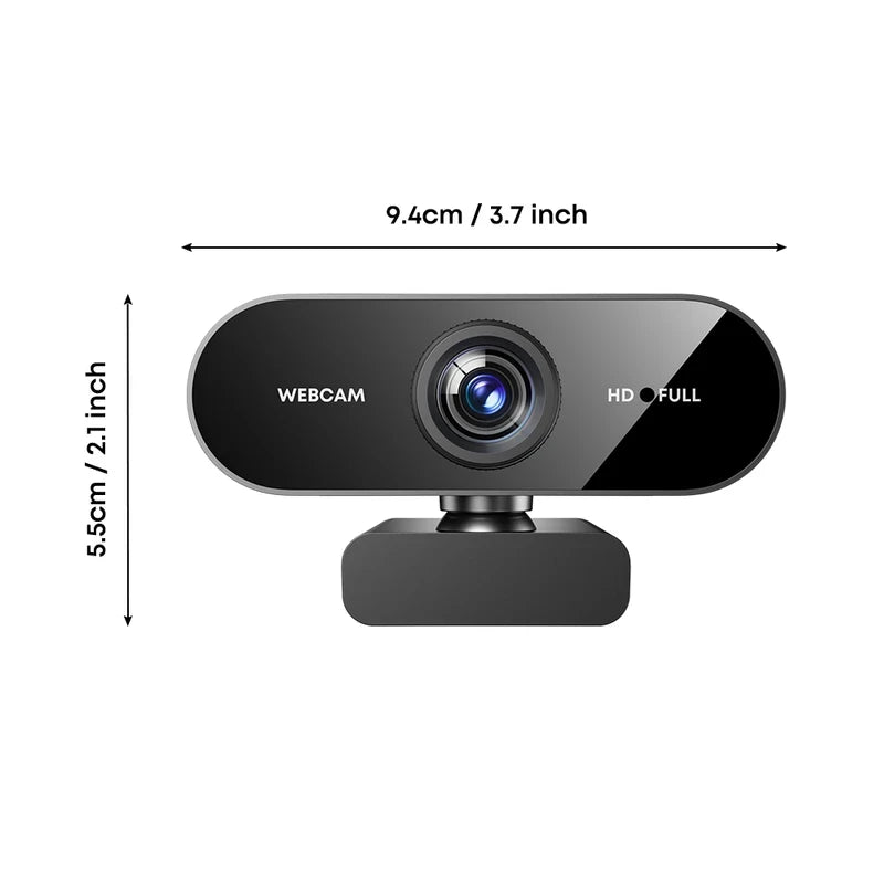 1080P FHD Webcam with Microphone