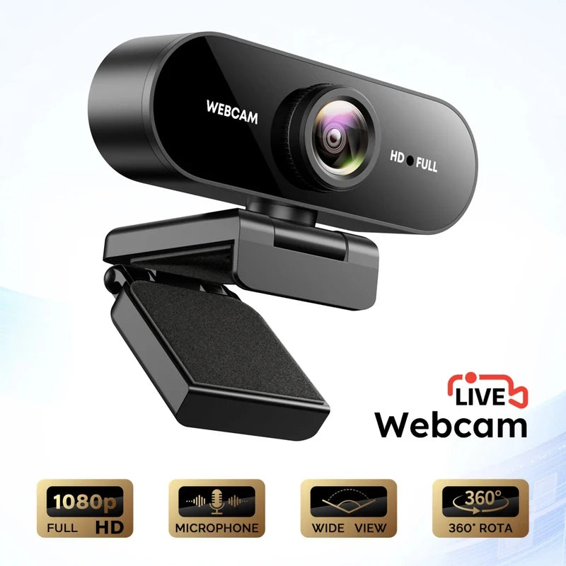 1080P FHD Webcam with Microphone