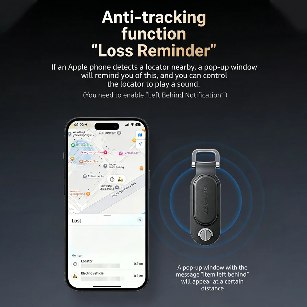 ACEFAST Tracking Keychain | Apple